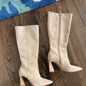 Vince Camuto Beige Heeled Boots